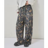 GRN | 【WHO'S WHO gallery】花柄ベロアイージーパンツ | PAL GROUP OUTLET