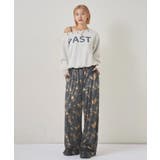 【WHO'S WHO gallery】花柄ベロアイージーパンツ | PAL GROUP OUTLET | 詳細画像9