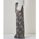 【WHO'S WHO gallery】花柄ベロアイージーパンツ | PAL GROUP OUTLET | 詳細画像11