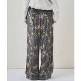 【WHO'S WHO gallery】花柄ベロアイージーパンツ | PAL GROUP OUTLET | 詳細画像12