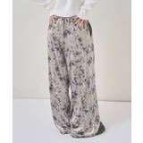 【WHO'S WHO gallery】花柄ベロアイージーパンツ | PAL GROUP OUTLET | 詳細画像4