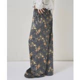 【WHO'S WHO gallery】花柄ベロアイージーパンツ | PAL GROUP OUTLET | 詳細画像7