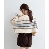 【Kastane】ボーダーモヘアライクニット | PAL GROUP OUTLET | 詳細画像11