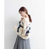 【Kastane】ボーダーモヘアライクニット | PAL GROUP OUTLET | 詳細画像29