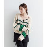 【Kastane】ボーダーモヘアライクニット | PAL GROUP OUTLET | 詳細画像42