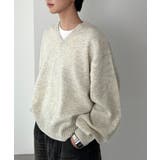 【Discoat】メリノウールVネックニット | PAL GROUP OUTLET | 詳細画像34 