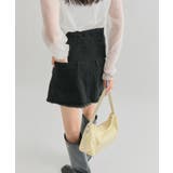 【mystic】ウェーブデニム ミニスカート | PAL GROUP OUTLET | 詳細画像4 