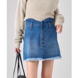 BLU | 【mystic】ウェーブデニム ミニスカート | PAL GROUP OUTLET