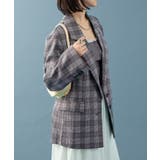 【mystic】チェックテーラージャケット | PAL GROUP OUTLET | 詳細画像19 