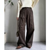 BR | 【DouDou】ツイルワイドカーブパンツ | PAL GROUP OUTLET