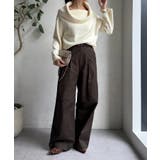 【DouDou】ツイルワイドカーブパンツ | PAL GROUP OUTLET | 詳細画像11