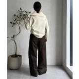 【DouDou】ツイルワイドカーブパンツ | PAL GROUP OUTLET | 詳細画像13