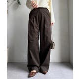 【DouDou】ツイルワイドカーブパンツ | PAL GROUP OUTLET | 詳細画像15