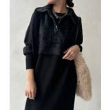 BK | 【DouDou】W ニットアンサンブルワンピース | PAL GROUP OUTLET