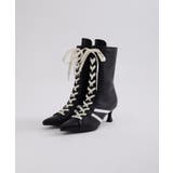 BLK | 【WHO'S WHO gallery】SLOPPYスニーカーミドルブーツ | PAL GROUP OUTLET