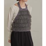 【Omekashi】フリンジホルタービスチェ | PAL GROUP OUTLET | 詳細画像24 