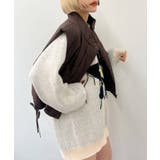 【w closet】中綿リボンベスト | PAL GROUP OUTLET | 詳細画像5 