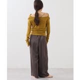 キャミ付きシアードレープカットソー | PAL GROUP OUTLET | 詳細画像6