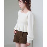 【Kastane】ビスチェペプラムニット | PAL GROUP OUTLET | 詳細画像3 