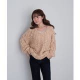 【RAY CASSIN】Vざっくりチュニック | PAL GROUP OUTLET | 詳細画像16 