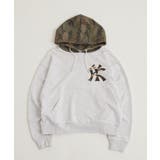 【WHO'S WHO gallery】KOOKYN KYカモ柄切り替えフーディ | PAL GROUP OUTLET | 詳細画像10 