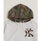 【WHO'S WHO gallery】KOOKYN KYカモ柄切り替えフーディ | PAL GROUP OUTLET | 詳細画像11 