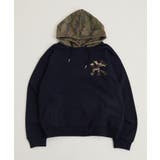 【WHO'S WHO gallery】KOOKYN KYカモ柄切り替えフーディ | PAL GROUP OUTLET | 詳細画像13 