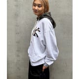 【WHO'S WHO gallery】KOOKYN KYカモ柄切り替えフーディ | PAL GROUP OUTLET | 詳細画像3 