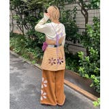 【Ciaopanic】H.Sボーダーフラワーカットキャミチュニック | PAL GROUP OUTLET | 詳細画像19 