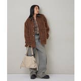 【WHO'S WHO gallery】襟切り替えシャギーシャツジャケット | PAL GROUP OUTLET | 詳細画像10 