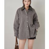 【WHO'S WHO gallery】襟切り替えシャギーシャツジャケット | PAL GROUP OUTLET | 詳細画像11 