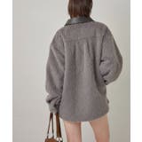 【WHO'S WHO gallery】襟切り替えシャギーシャツジャケット | PAL GROUP OUTLET | 詳細画像14 