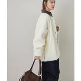 【WHO'S WHO gallery】襟切り替えシャギーシャツジャケット | PAL GROUP OUTLET | 詳細画像3 