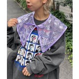 PURPLE | 【Ciaopanic】H.Sスパンコール付け衿 | PAL GROUP OUTLET