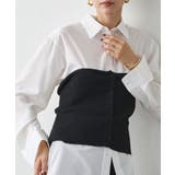 BK | 【Loungedress】シャツ＋KNビスチェSET | PAL GROUP OUTLET