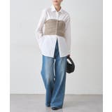 【Loungedress】シャツ＋KNビスチェSET | PAL GROUP OUTLET | 詳細画像23 