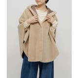 【Omekashi】ショートファーボンディングポンチョ | PAL GROUP OUTLET | 詳細画像14 