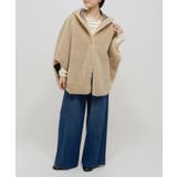【Omekashi】ショートファーボンディングポンチョ | PAL GROUP OUTLET | 詳細画像18 