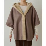 【Omekashi】ショートファーボンディングポンチョ | PAL GROUP OUTLET | 詳細画像32 