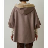 【Omekashi】ショートファーボンディングポンチョ | PAL GROUP OUTLET | 詳細画像34 