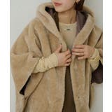 【Omekashi】ショートファーボンディングポンチョ | PAL GROUP OUTLET | 詳細画像7 