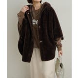 【Omekashi】ショートファーボンディングポンチョ | PAL GROUP OUTLET | 詳細画像36 
