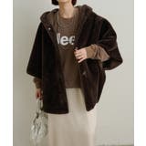 【Omekashi】ショートファーボンディングポンチョ | PAL GROUP OUTLET | 詳細画像37 