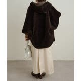 【Omekashi】ショートファーボンディングポンチョ | PAL GROUP OUTLET | 詳細画像43 