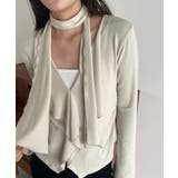 【CAPRICIEUX LE'MAGE】タイ付ラッフルTOPS | PAL GROUP OUTLET | 詳細画像2 