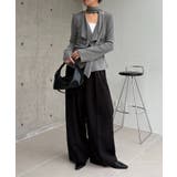 【CAPRICIEUX LE'MAGE】タイ付ラッフルTOPS | PAL GROUP OUTLET | 詳細画像12 