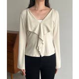 【CAPRICIEUX LE'MAGE】タイ付ラッフルTOPS | PAL GROUP OUTLET | 詳細画像28 