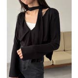 【CAPRICIEUX LE'MAGE】タイ付ラッフルTOPS | PAL GROUP OUTLET | 詳細画像20 