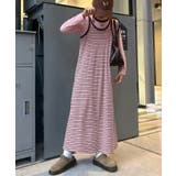 【CIAOPANIC TYPY】H.Sインナー付きアシメタンクワンピース | PAL GROUP OUTLET | 詳細画像23 