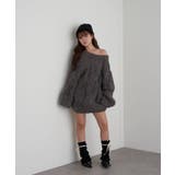 【RAY CASSIN】ケーブルルーズチュニックKNIT | PAL GROUP OUTLET | 詳細画像4 